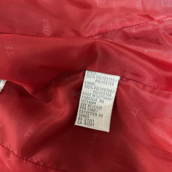 Tehama Nancy Haley Women Jacket Red Black Full Zip Embroidered Cessna Lined XL - Picture 8 of 10